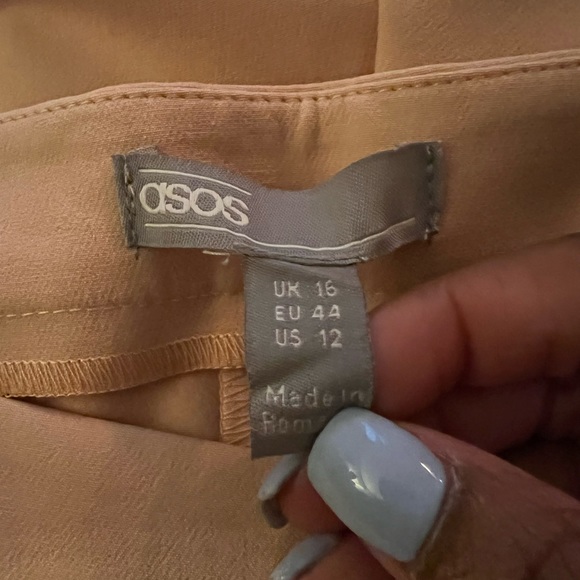 ASOS peach bermuda shorts size 12-14 - Picture 2 of 2